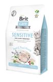 купить Brit Care Cat Grain Free Sensitive Insect & Fresh Herring сухий корм гіпоалергенний беззерновий для котів 400 гр 8595602554201 фото