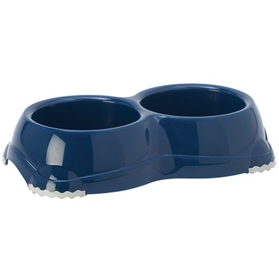 Миска подвійна Moderna Double Smarty Bowl, 2 шт х 330 мл, синій 5412087002061 фото