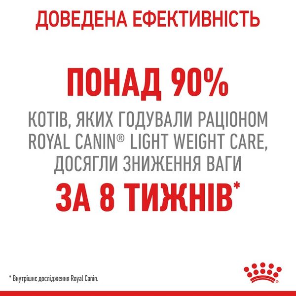 Корм Royal Canin Light Weight Care сухий для зниження ваги у дорослих котів 1.5 кг 3182550902991 фото