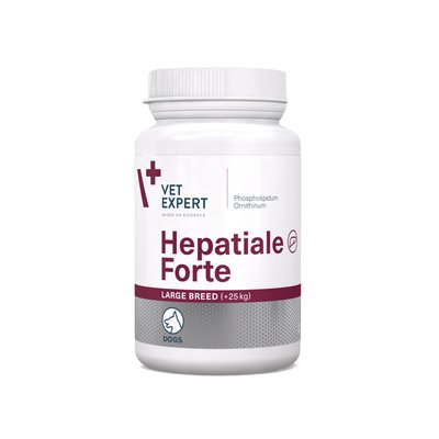 Вітаміни VetExpert Hepatiale Forte Large Breed для здоров'я печінки у собак великих порід 40 табл 5902414208964 фото