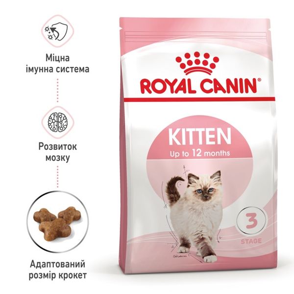 Корм Royal Canin Kitten сухой для котят 2 кг 3182550702423 фото