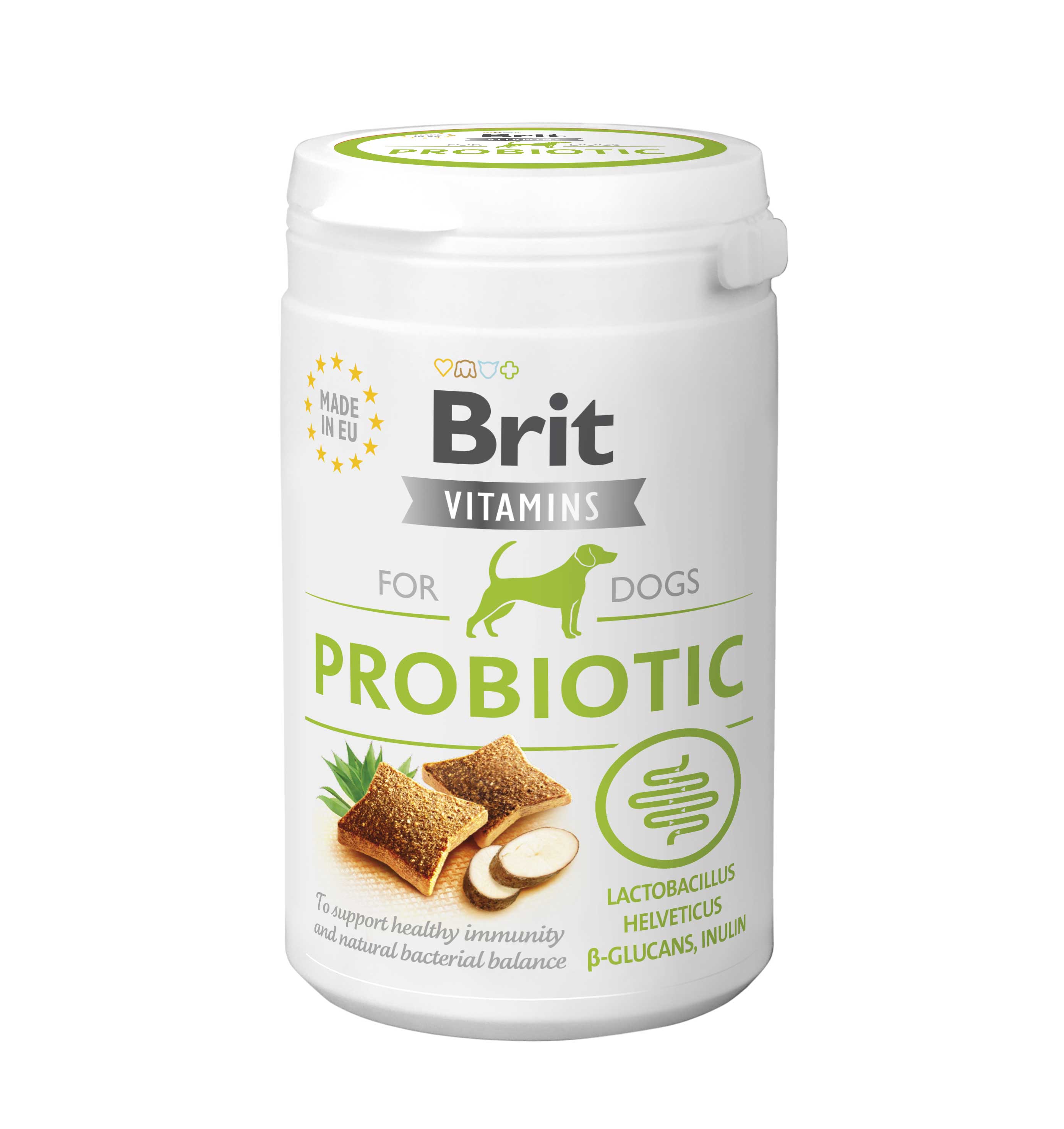 Photos - Other Pet Supplies Brit Вітаміни  Vitamins Probiotic для покращення травлення у собак 150 гр 