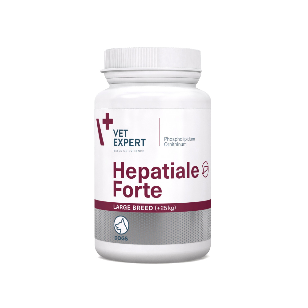 Фото - Прочие зоотовары VetExpert Вітаміни  Hepatiale Forte Large Breed для здоров'я печінки у соба 