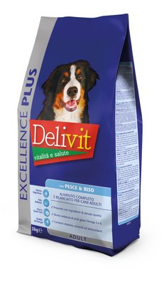 Корм DeliVit Excellence Adult Dog Fish сухий з рибою для дорослих собак 3 кг 8014556125492 фото