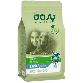 OASY LIFESTAGE Dog Adult Medium сухой корм с ягненком для собак средних пород 3 кг 910 грн фото