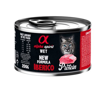 Корм Alpha Spirit Iberico for Adult Cats вологий з іберійською свининою для дорослих котів 200 гр 8436586311186 фото