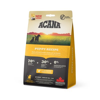 Корм Acana Puppy Recipe сухий для цуценят всіх порід 0.34 кг 0064992500344 фото