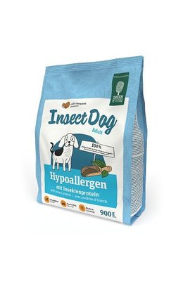 Корм Green Petfood InsectDog Hypoallergen Dog Adult сухий беззерновий гіпоалергенний з білком комах для дорослих собак із харчовою алергією 0.9 кг 4032254748052 фото