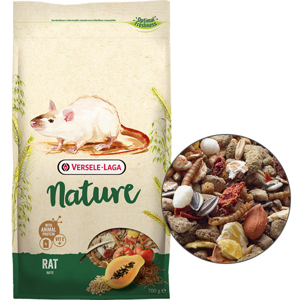Фото - Корм для гризуна Versele-Laga Корм  Nature Rat для щурів та мишей 700 гр 