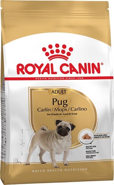 Royal Canin Pug Adult сухий корм для дорослих собак породи мопс 1.5 кг 3182550752404 фото