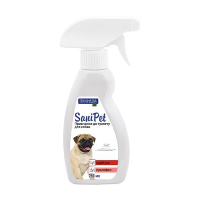 Спрей-притягатель для приучения собак к туалету ProVET Sani Pet 250 мл 4823082405633 фото