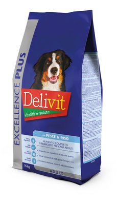 Корм DeliVit Excellence Adult Dog Fish сухий з рибою для дорослих собак 15 кг 8014556125485 фото