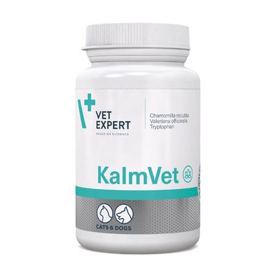 Витамины VetExpert KalmVet для снижения стресса у котов и собак 60 табл 5907752658709 фото