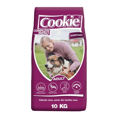 Корм Cookie Everyday сухий з м'ясом для дорослих собак 10 кг 5948308000221 фото