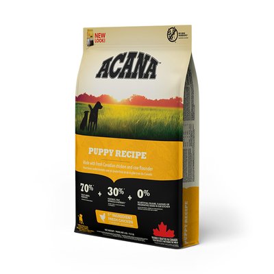 Корм Acana Puppy Recipe сухий для цуценят всіх порід 6 кг 0064992500603 фото