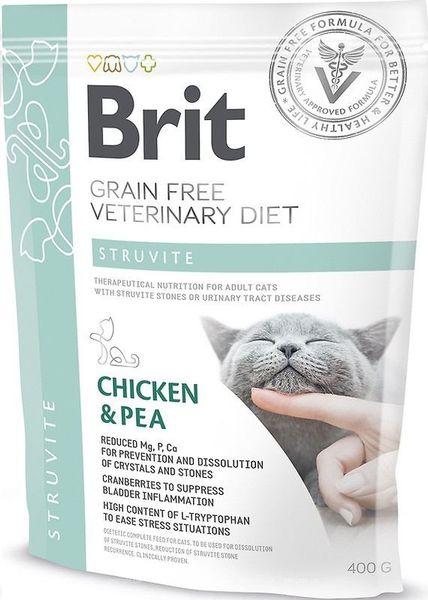 Brit VD Obesity Cat сухий корм для котів з зайвою вагою 400 гр 8595602528486 фото