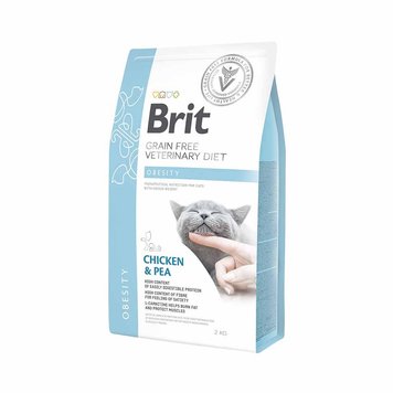 Brit VD Obesity Cat сухой корм для котов с ожирением 2 кг 8595602528479 фото