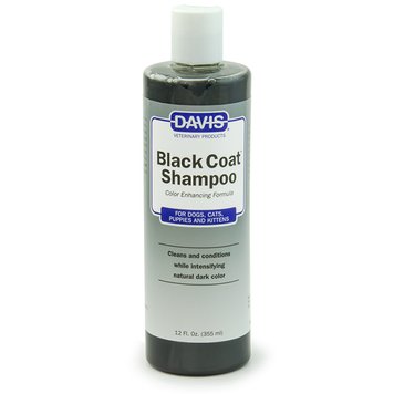 Davis Black Coat Shampoo шампунь для собак і котів з чорною шерстю, 355 мл 479 грн фото