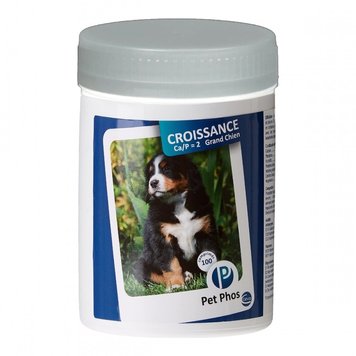 Ceva Pet Phos Croissance Grand Chien Ca/P=2 витаминно-минеральный комплекс для собак больших пород 100 табл 3660176500338 фото