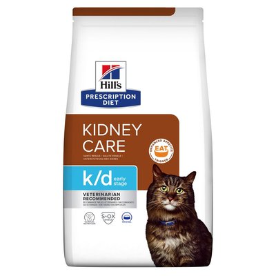 Корм Hill's Prescription Diet Feline k/d Early Stage сухий для котів з ранньою стадією ниркових захворювань 1.5 кг 052742043616 фото