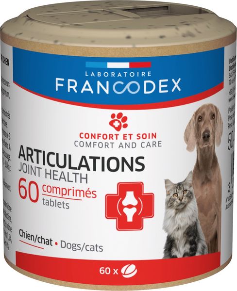 Francodex Joints Dog Cat витамины для здоровья суставов у собак и кошек 60 табл 3283021703885 фото