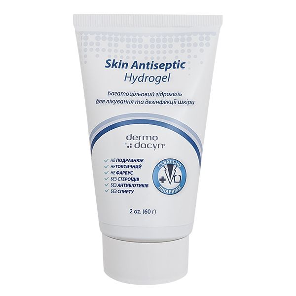 Microcyn Dermodacyn Skin Antiseptic Hydrogel гель для догляду за шкірою у собак та котів 60 мл 7502273999492 фото