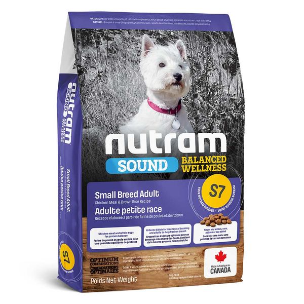 Nutram S7 Sound Balanced Wellness Small Breed Adult Dog сухий корм для собак дрібних порід 20 кг 2000000006406 фото