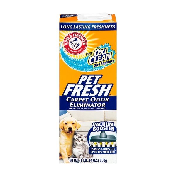 Arm&Hammer Carpet Odor Eliminator Pet Fresh засіб для усунення плям та запахів від тварин на килимах 850 гр 033200114482 фото