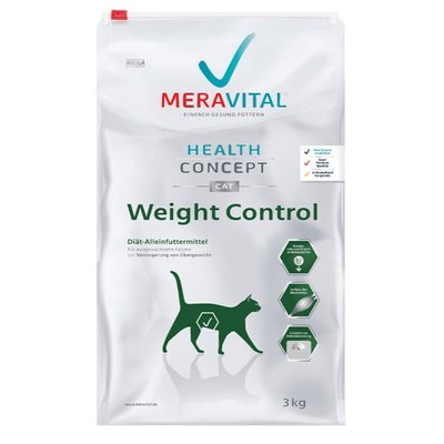 Корм MERA MVH Weight Control сухий для котів з надмірною вагою 3 кг 4025877401329 фото