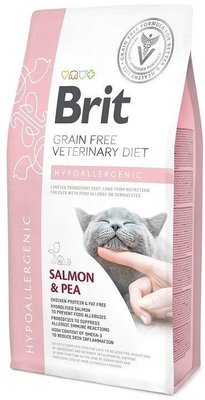 Корм-дієта Brit VD Hypoallergenic Cat сухий для лікування харчових алергій у котів 2 кг 8595602528370 фото