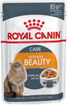 Корм Royal Canin Intense Beauty Jelly вологий для котів з чутливою шкірою 85 гр 9003579311721 фото