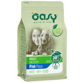 OASY LIFESTAGE Dog Adult Medium сухой корм с рыбой для собак средних пород 3 кг 900 грн фото