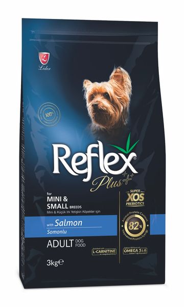 Reflex Plus Adult Mini & Small Breeds Salmon сухий корм з лососем для дорослих собак малих порід 3 кг RFX-104 фото