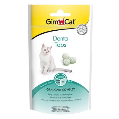 Витамины GimCat Every Day Dental для очищения зубов у кошек 40 гр 4002064420615 фото