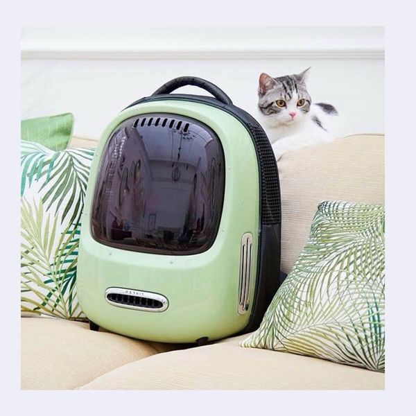 Petkit Breezy2 Smart Cat Carrier рюкзак-переноска для котів та собак малих порід, 45 см х 33 см х 30 см, зелений P7701-G фото