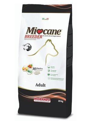 Корм Morando Miocane Adult Lamb and Rice сухий з ягнятком для дорослих собак середніх та великих порід 20 кг 8007520080163 фото