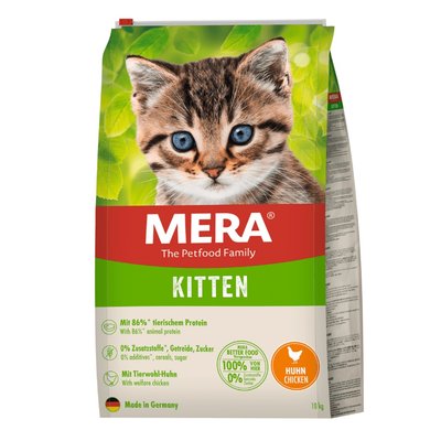 Корм Mera Cats Kitten Chicken сухий з куркою для кошенят 10 кг 4025877382451 фото