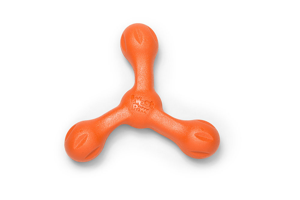 Фото - Игрушка для собаки West Paw Іграшка для собак  Scamp помаранчева, 22 см 
