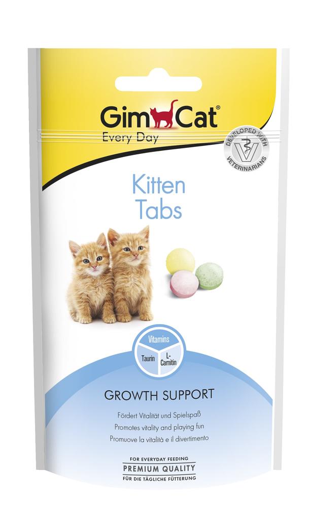 Фото - Прочие зоотовары GimCat Вітаміни  Every Day Kitten для зміцнення імунітету у кошенят 40 гр 