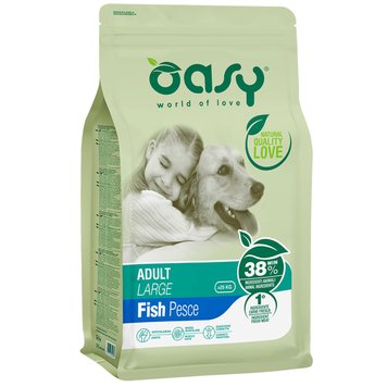 OASY LIFESTAGE Dog Adult Large сухой корм с рыбой для собак крупных пород 3 кг 900 грн фото