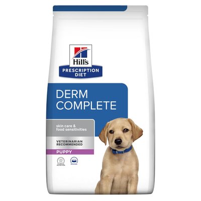 Корм Hill's Prescription Diet Derm Complete Puppy сухой для щенят с атопичным дерматитом и аллергией 1.5 кг 052742060453 фото