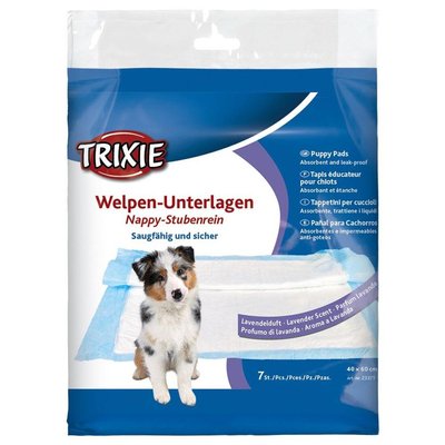 Пелюшки Trixie для собак 60 х 40 см з ароматом лаванди 7 шт 4047974233719 фото