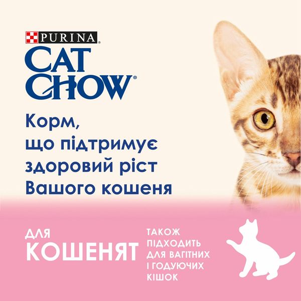 Cat Chow Kitten вологий корм для кошенят з ягнятком 85 гр 8445290426536 фото