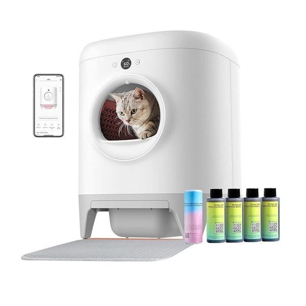 Petkit Pura X Self-Cleaning Cat Litter Box смарт-туалет для котов, 64 см х 53 см х 50 см P9901 фото