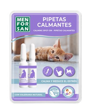 Menforsan Calming Spot-On капли успокаивающие для кошек 2 шт х 2 мл 54118MFG030760 фото