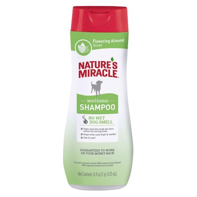 Шампунь Nature's Miracle Whitening Shampoo Flowerin Almond відбілюючий для краси вовни у собак 473 мл 018065284150 фото