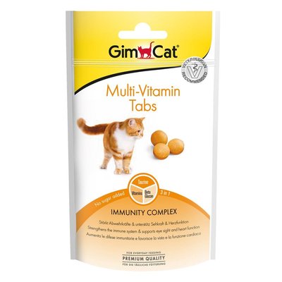 Вітаміни GimCat Every Day Multivitamin для зміцнення імунітету у кішок 40 гр 4002064418704 фото