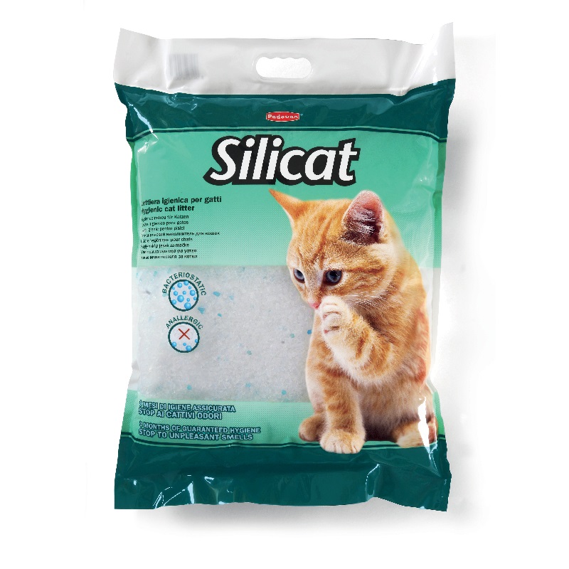 Photos - Cat Litter Padovan Cилікагелевий наповнювач  Silicat без запаху 16 л 