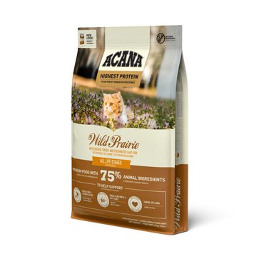 Acana Wild Prairie Cat сухий корм з птахом для котів будь-якого віку 4.5 кг 0064992714581 фото