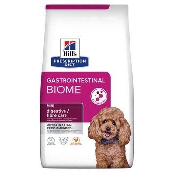 Hill's PD Canine Gastrointestinal Biome Mini Digestive Fibre Care сухой корм для собак мелких пород с заболеваниями ЖКТ 1.0 кг 052742047416 фото